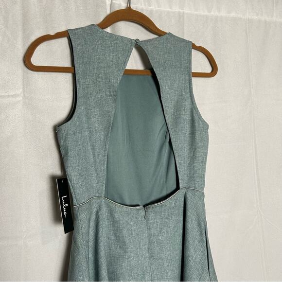 NWT Lulu's Mint Green Skater Dress With Pockets! - Picture 3 of 6
